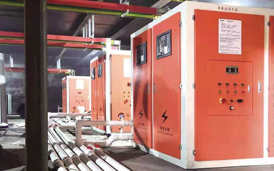 超熱防止と金属加工産業用 129 周波数電圧溶融炉
