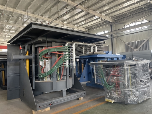 High Efficiency Metal Melting Furnace with Closed Cooling Tower